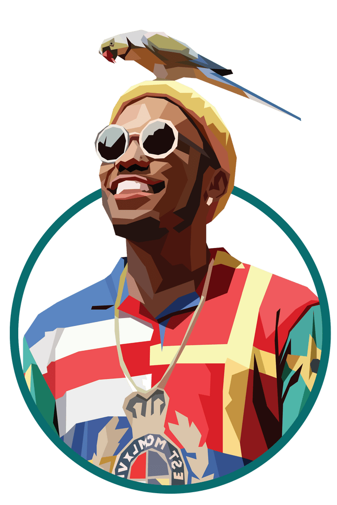 Anderson .Paak Bust. Preview of printed or framed artwork.